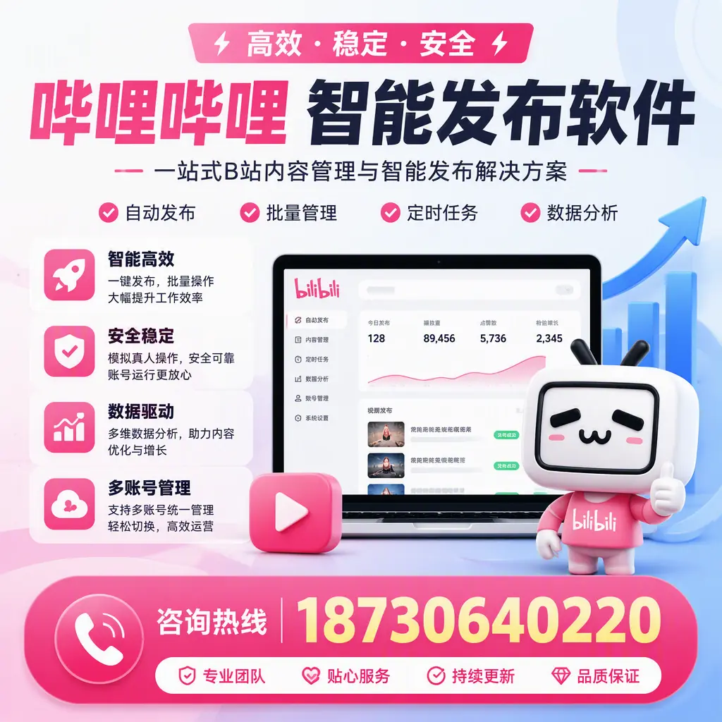 哔哩哔哩智能发布软件适用场景分析：在 德阳 的最佳实践