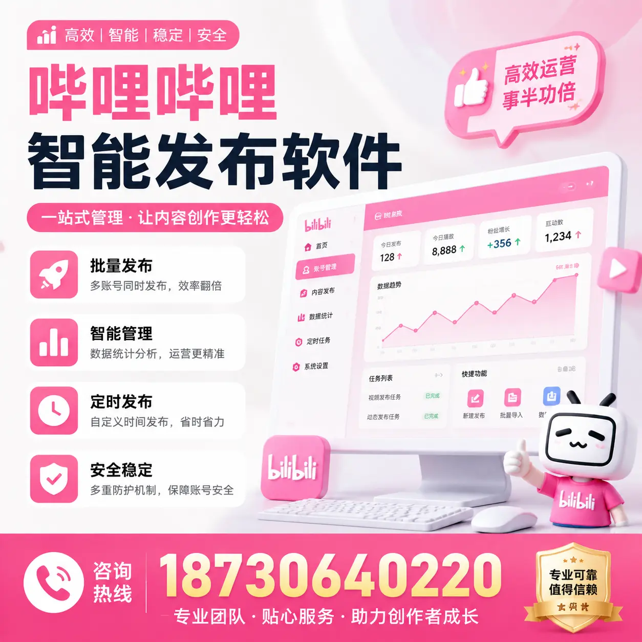 如何评估哔哩哔哩智能发布软件的ROI？德阳 企业必读